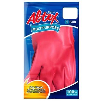 Natural Latex Red/Yellow Gloves-small