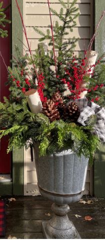 Holiday Planter-Christmas : 14"
