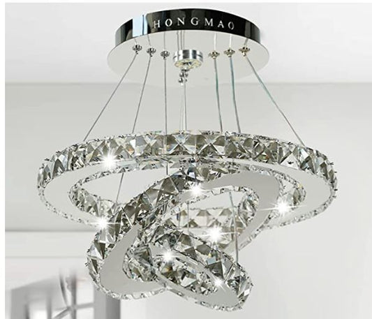 Modern Crystal Chandeliers LED-Lighting : Medium