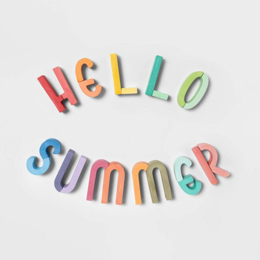 Juego de tizas Hello Summer de 22 piezas - S