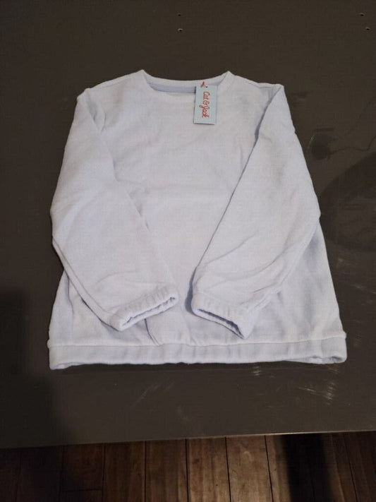 Light Blue Fleece Sweatshirt