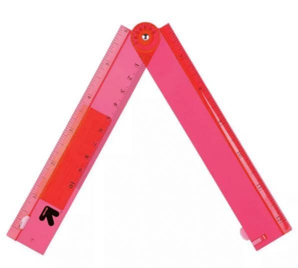 UP&UP Foldable red rulers-ruler : 12