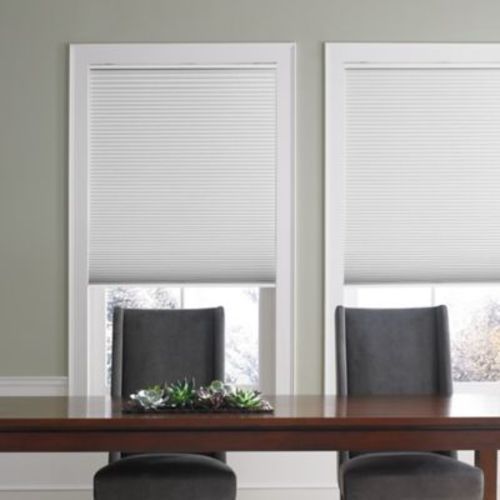 Real Simple Cordless Blackout C-White : 34.5" x 64"