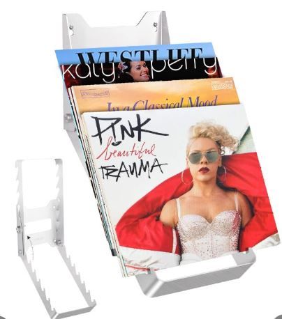 MUSVOH Soporte de pared para discos, vinilo