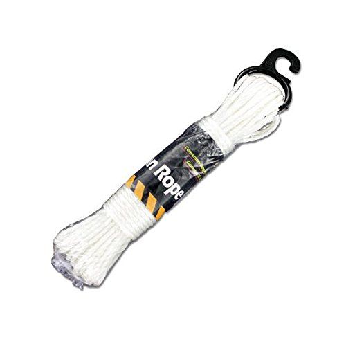 Cuerda de nailon multiusos, blanca: 50 pies