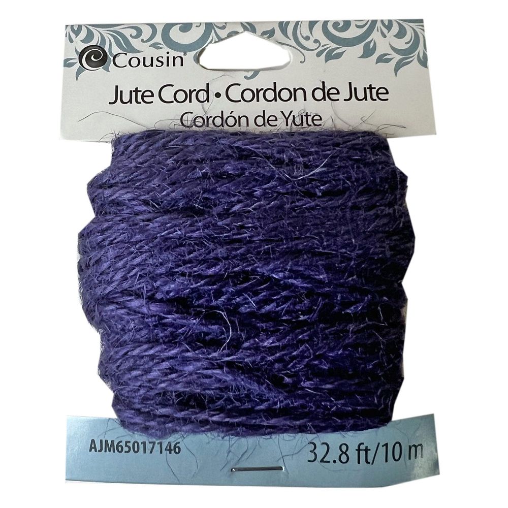 32.8 Ft. Purple Jute Cord-32.8ft