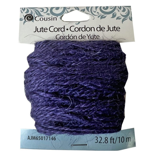 32.8 Ft. Purple Jute Cord-32.8ft
