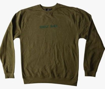 SIMPLY BARE. Unisex Crewneck-Red : XL