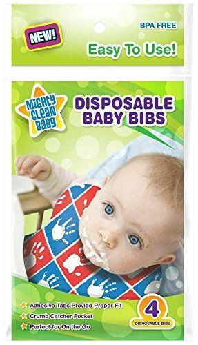 4 Count Disposable Bibs-4ct