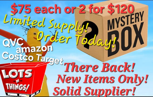 $120 Two Mystery Boxes 22"L x 19"W x 12"H (Large)