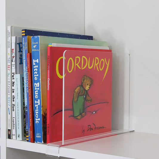 Paquete de 2 estantes de acrílico transparente D.