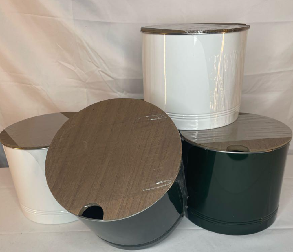 Tarro de metal (blanco)