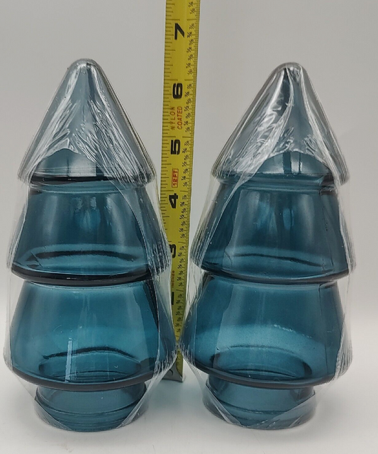 Blue Glass Tree-Glass