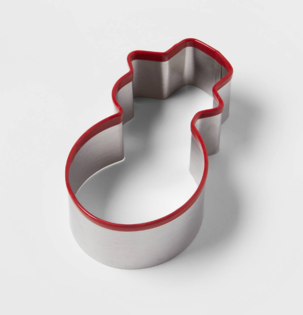 Galleta-Muñeco de Nieve de Acero Inoxidable